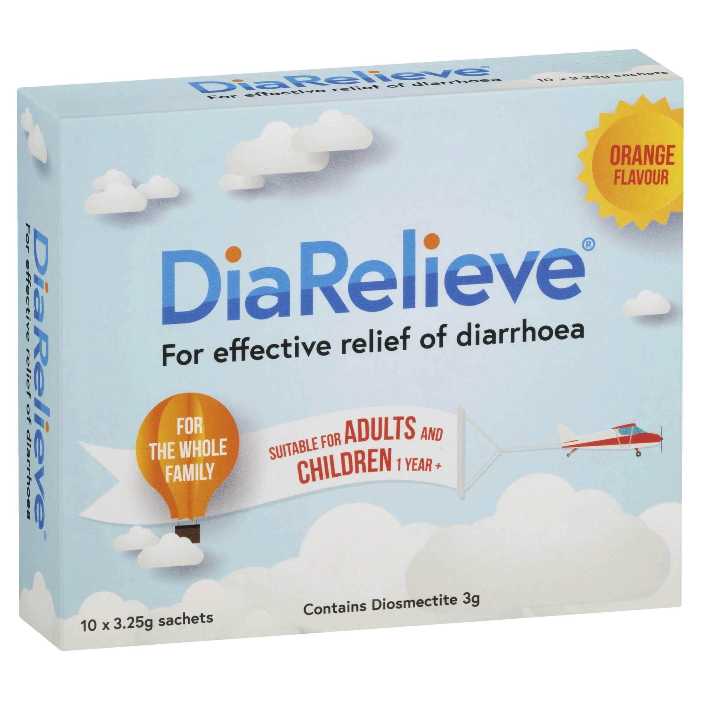 DiaRelieve Sachets 10 x 3.25g