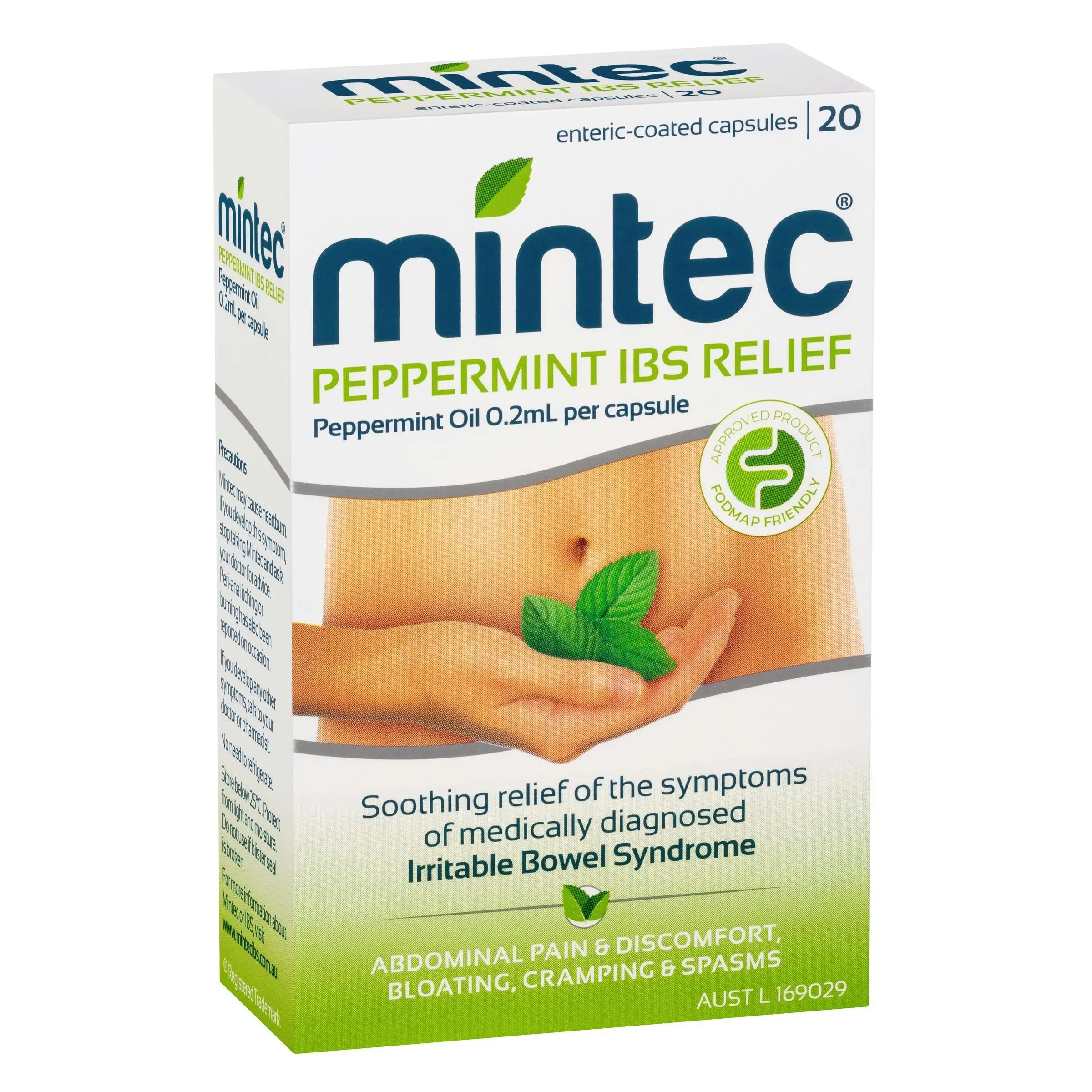 Mintec Peppermint IBS Relief 20 Capsules