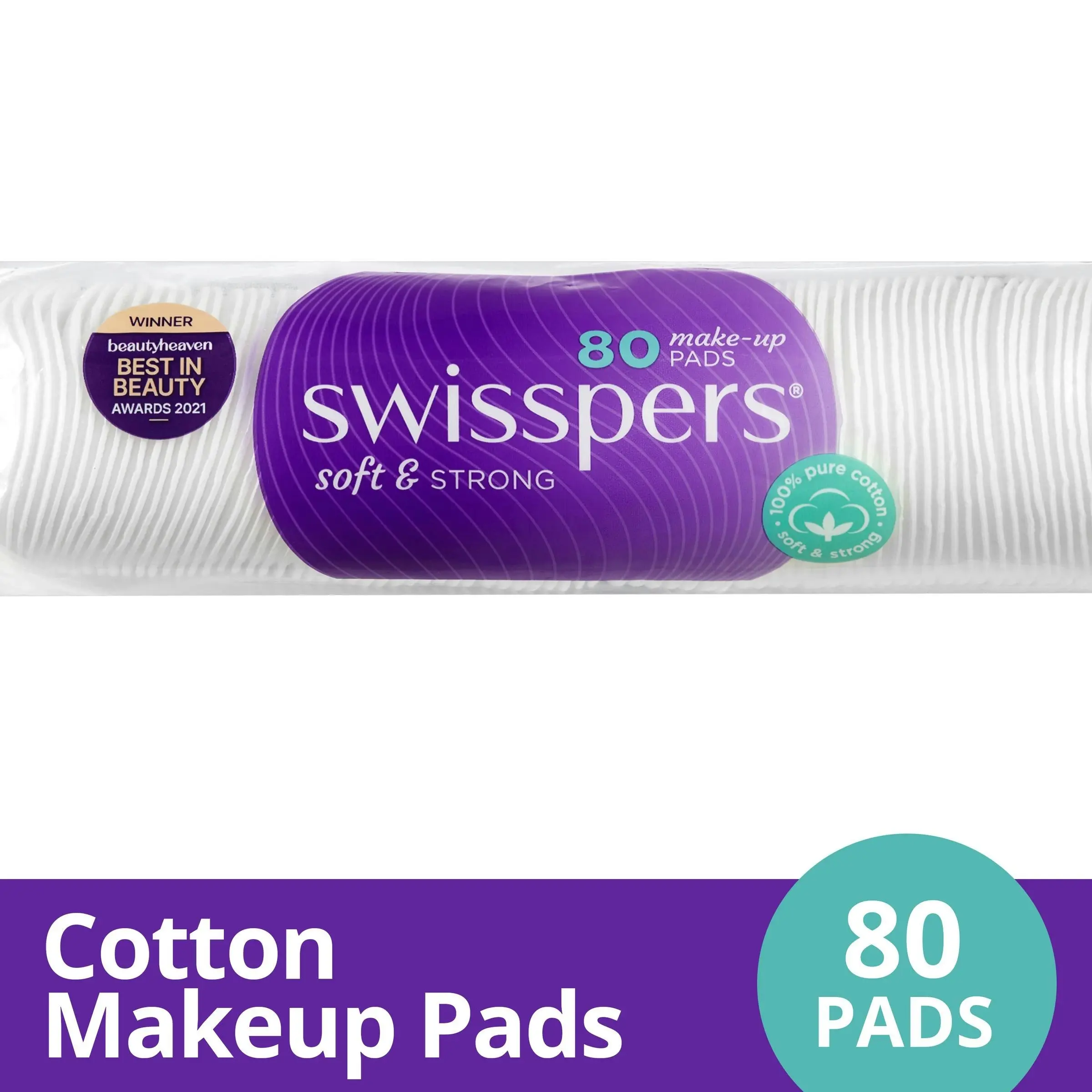 Swisspers Make-Up Pads 80 Pack