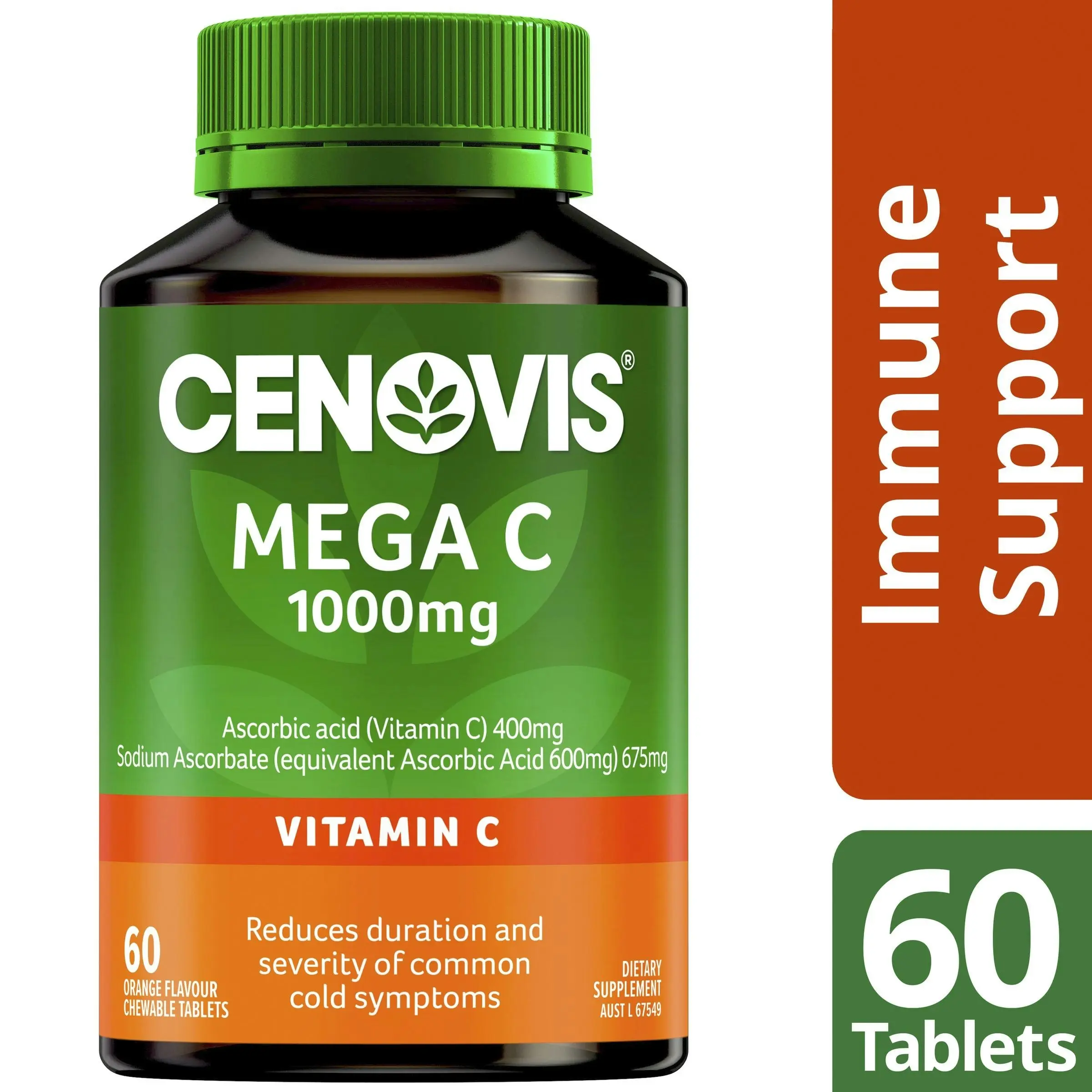 Cenovis Mega C 1000mg 60 Chewable Tablets