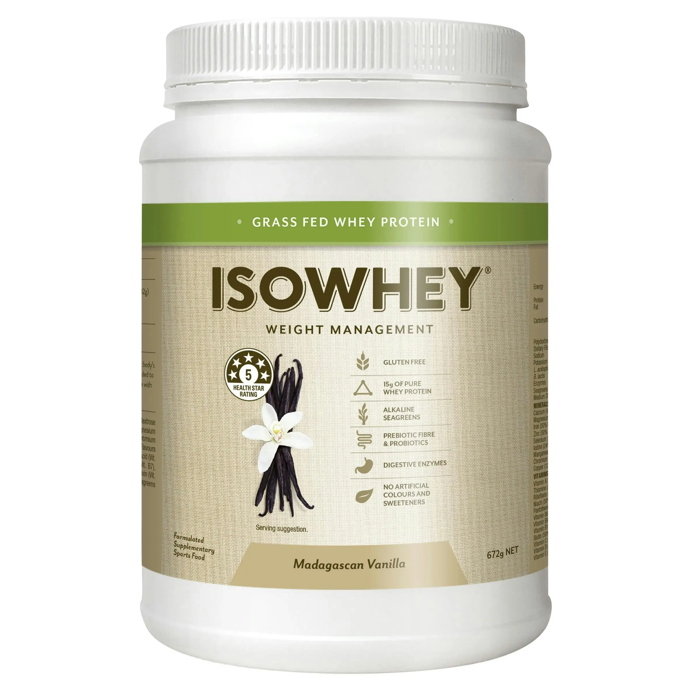 IsoWhey Madagascan Vanilla 672g