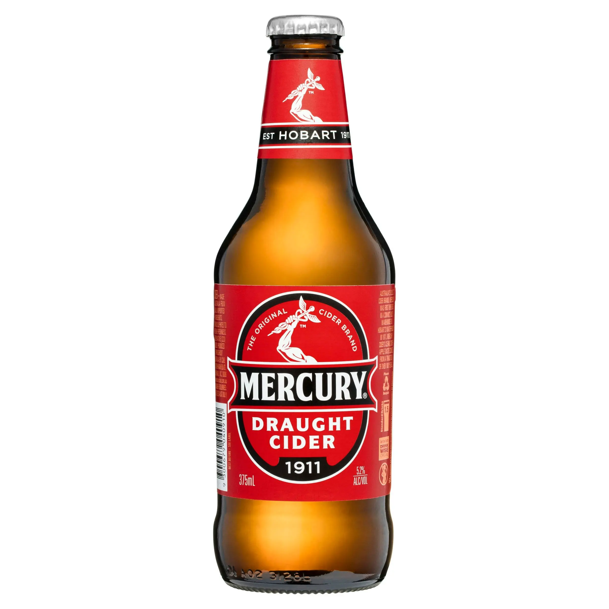 Mercury Draught Cider Case 24 x 375mL Bottles