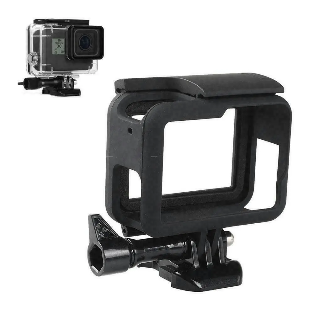 For GoPro Hero 7/6/5 Housing Border Protective Shell Case With Socket & Screw