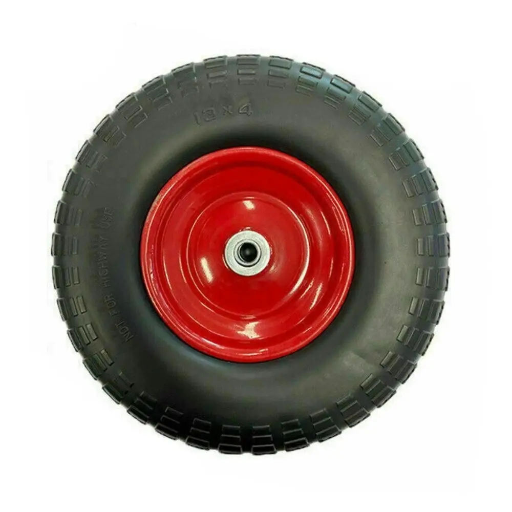 Flat Free Wide Wheel 400 x 150 Wheelbarrow Wheel (16 x 6.50-8)