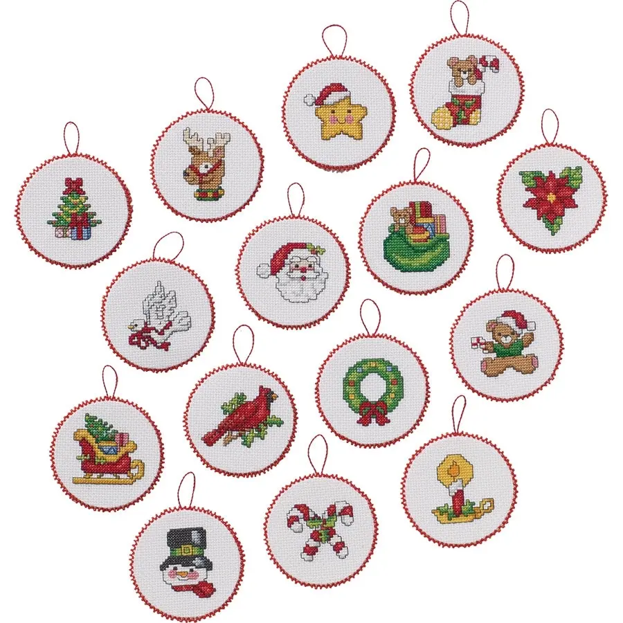 Classic Christmas Collection Ornaments- Needlework