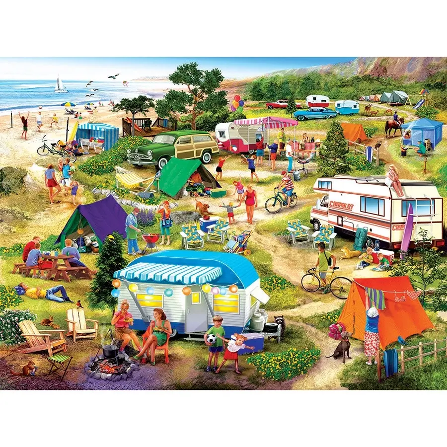 Seaside Camping 1000 pc- Jigsaws