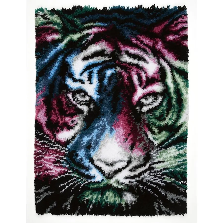 Tiger Latch Hook- Needlework