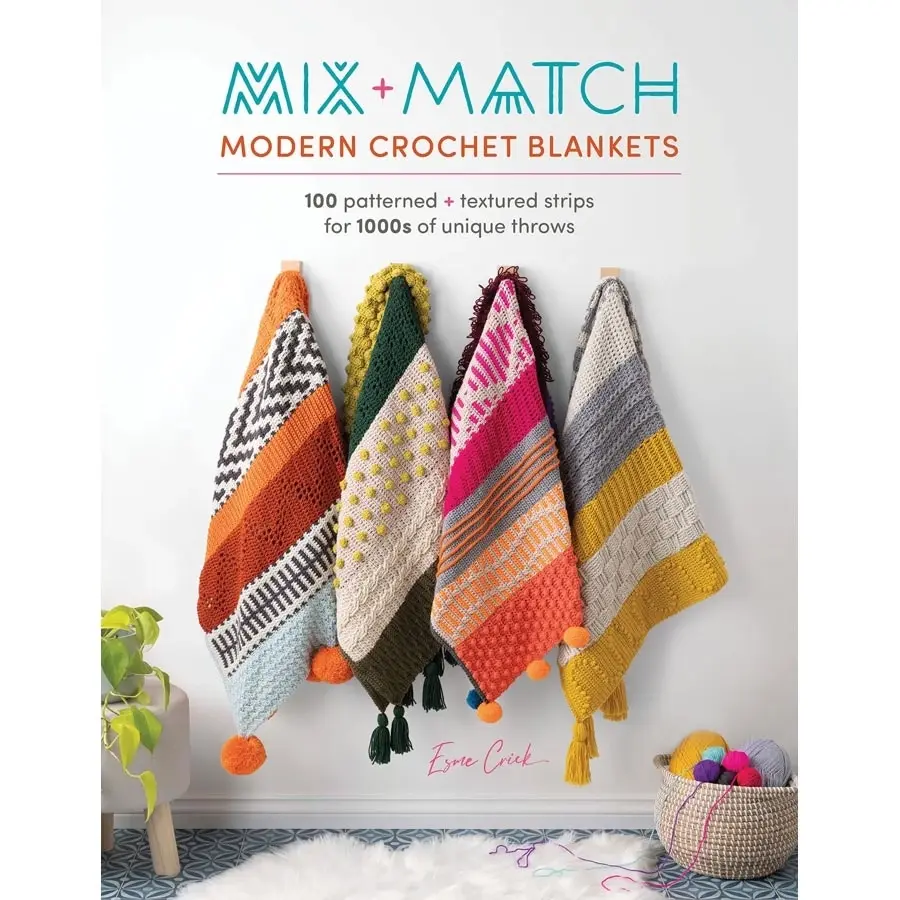 Mix & Match Modern Crochet Blankets- Book