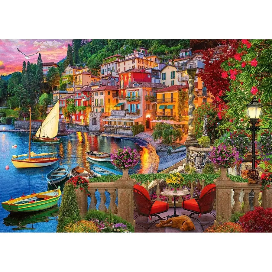 Italy's Lake Como 3000pc Jigsaw Puzzle- Jigsaws