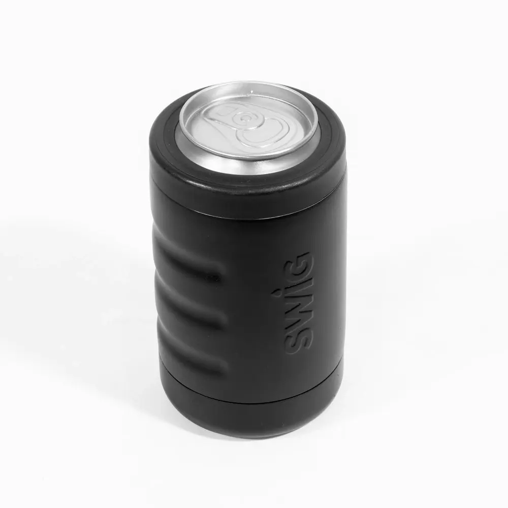 Swig Ultra Grip Can Cooler Black