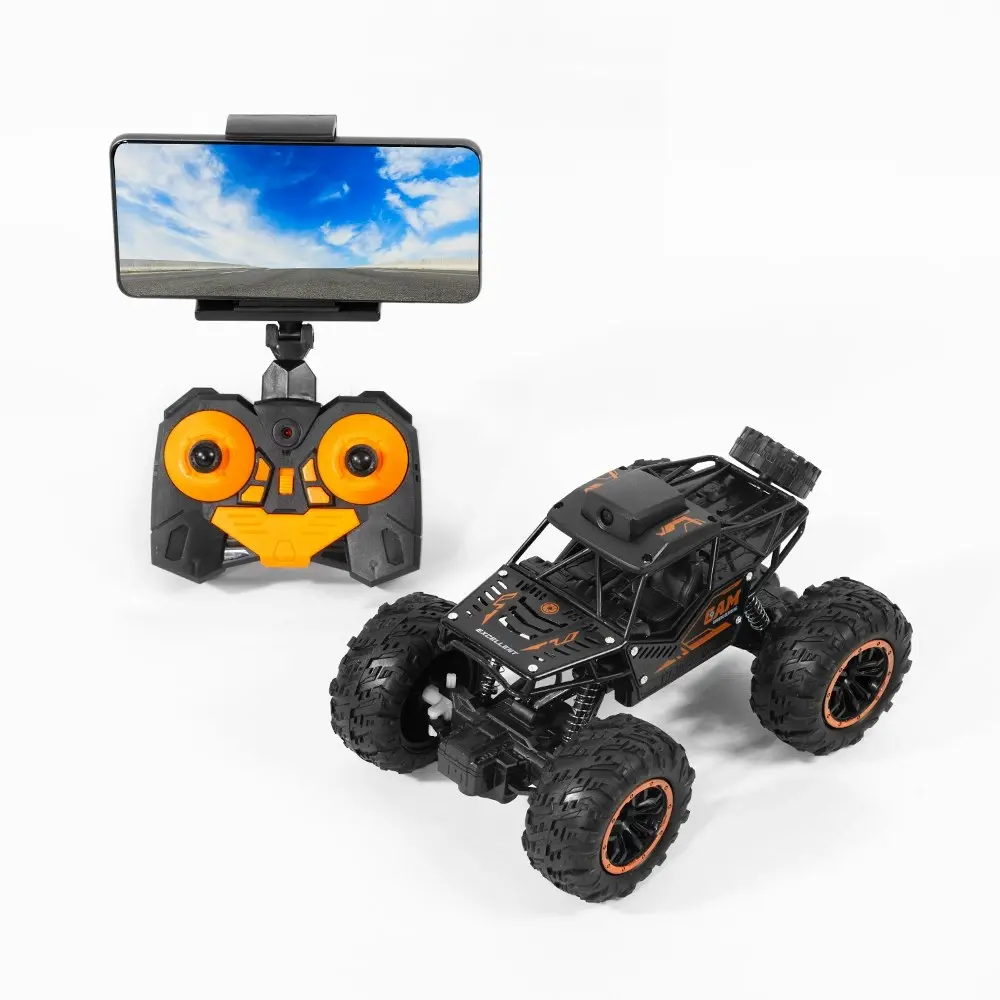 RC Monster Truck 2.4GHz Alloy Climbing Car with 720P Wi-Fi Camera