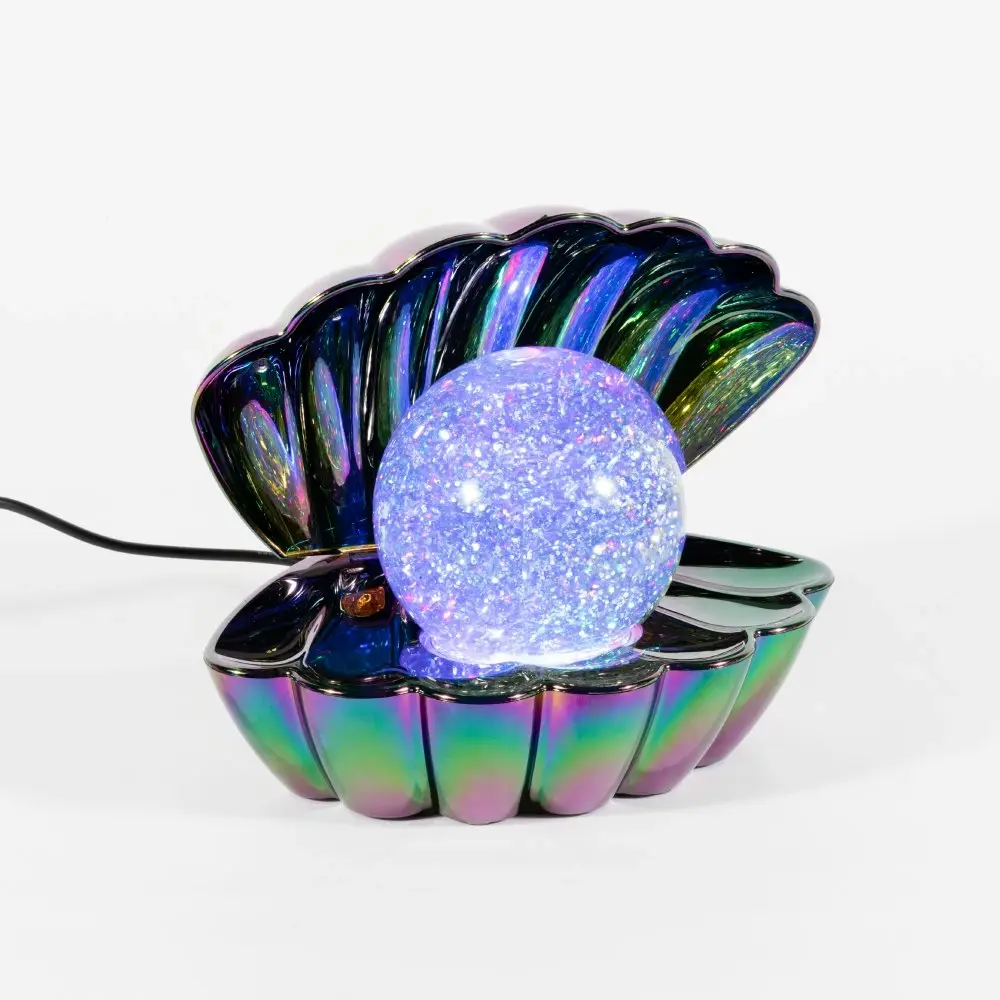 Iridescent Glitter Pearl Shell Lamp