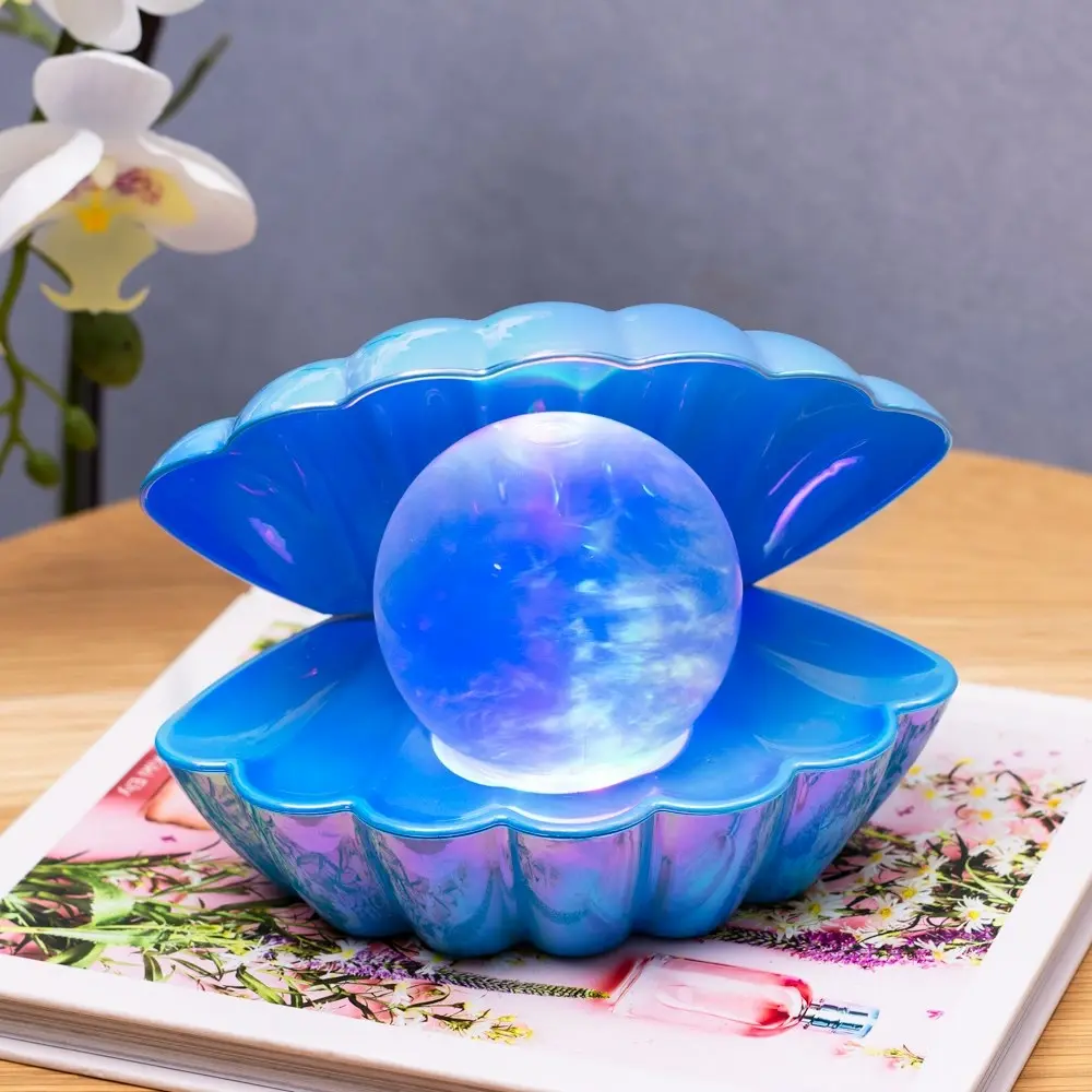 Cloud Pearl Shell Lamp Blue