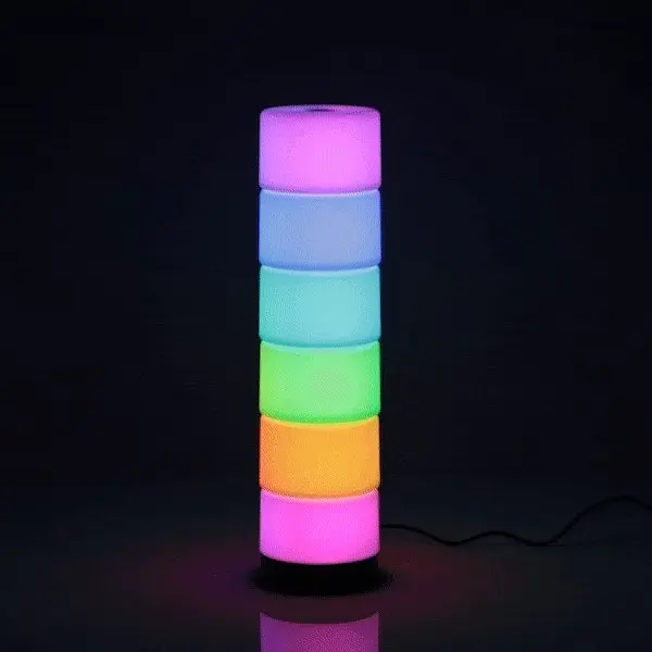 Rainbow Stack Tower 6 Piece Light