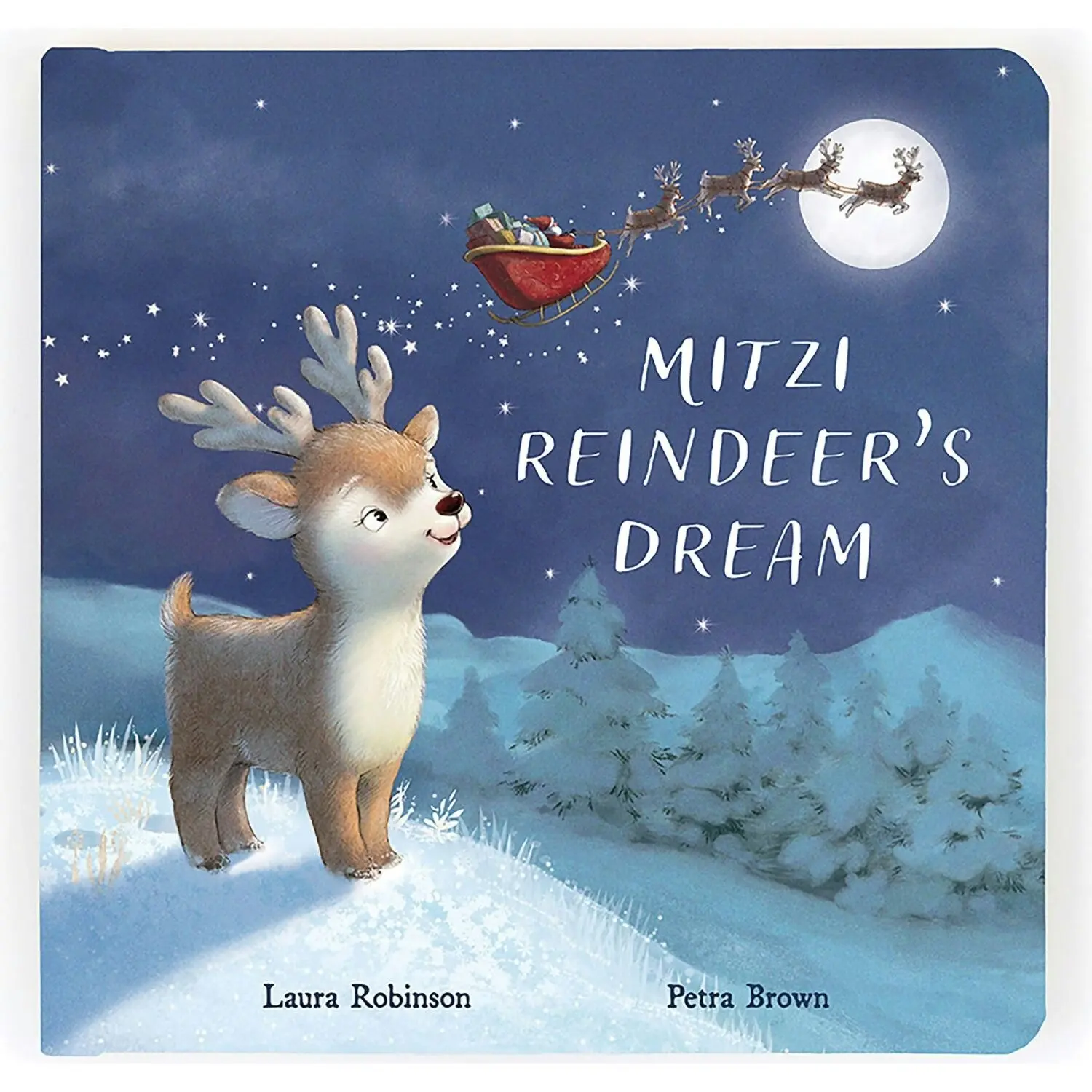 Jellycat - Xmas Mitzi Reindeer’s Dream Book 21x21x2cm