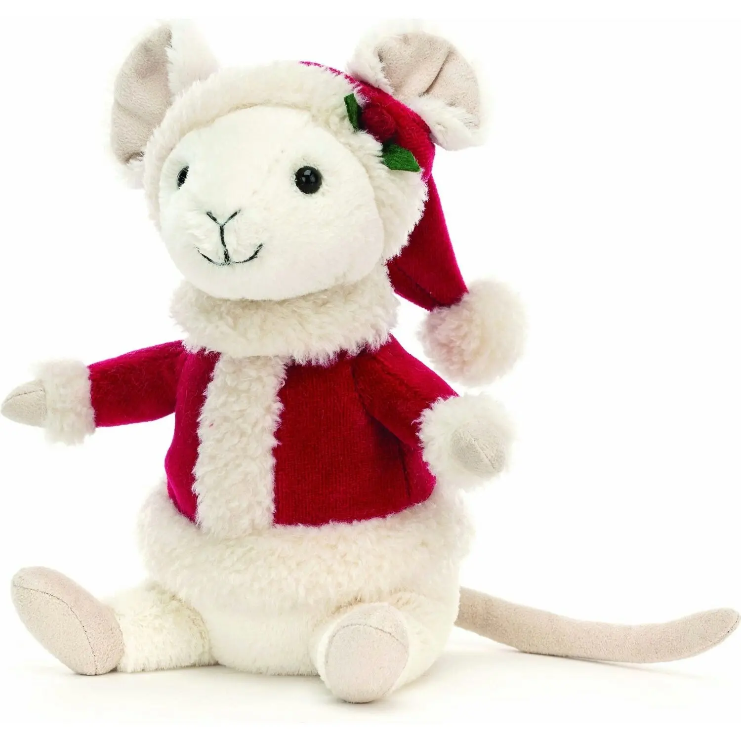 Jellycat - Xmas Merry Mouse 18x9x7cm