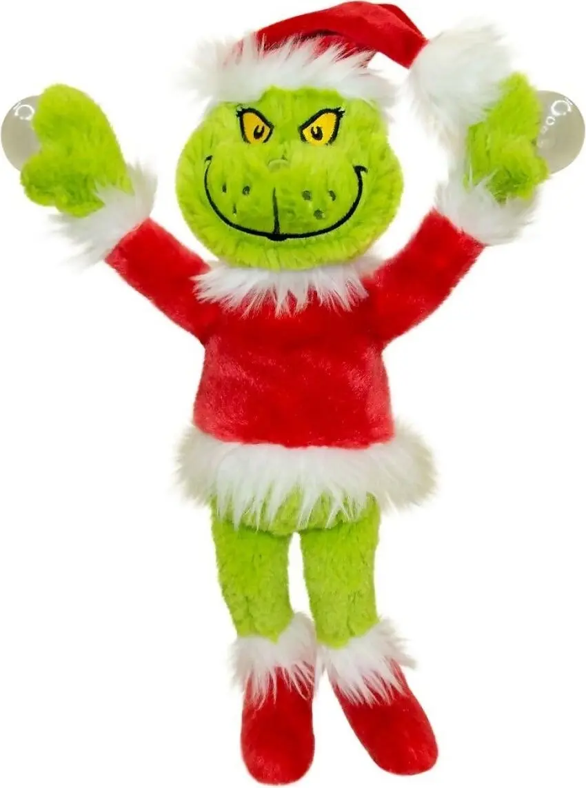 Cotton Candy - Dr. Seuss Grinch Merry Grinchmas 28cm Suction Cup Plush