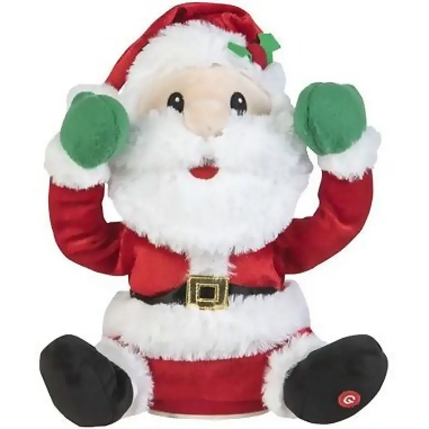 Cotton Candy - Xmas Santa Plush Playing Peekaboo