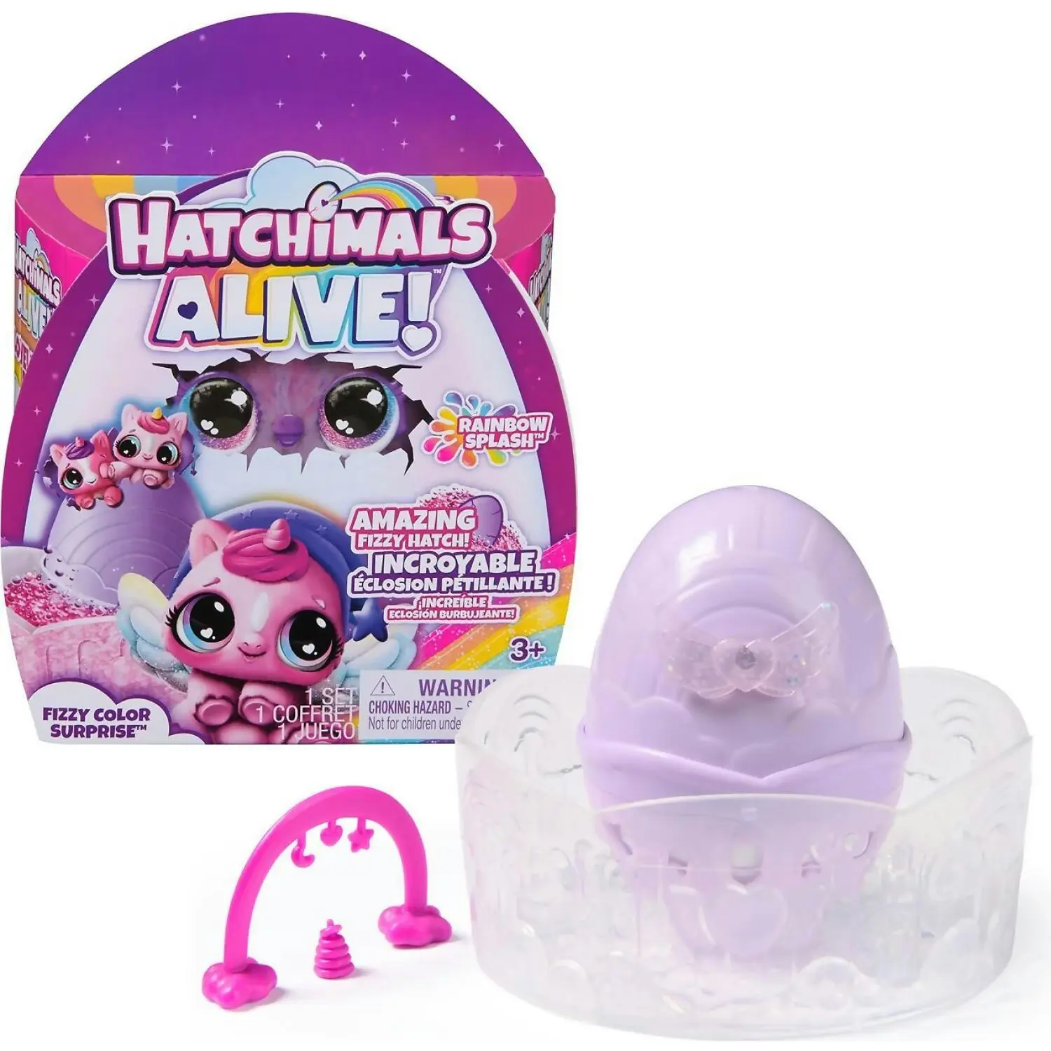 Hatchimals Alive! - Rainbow Splash Fizzy Color Surprise