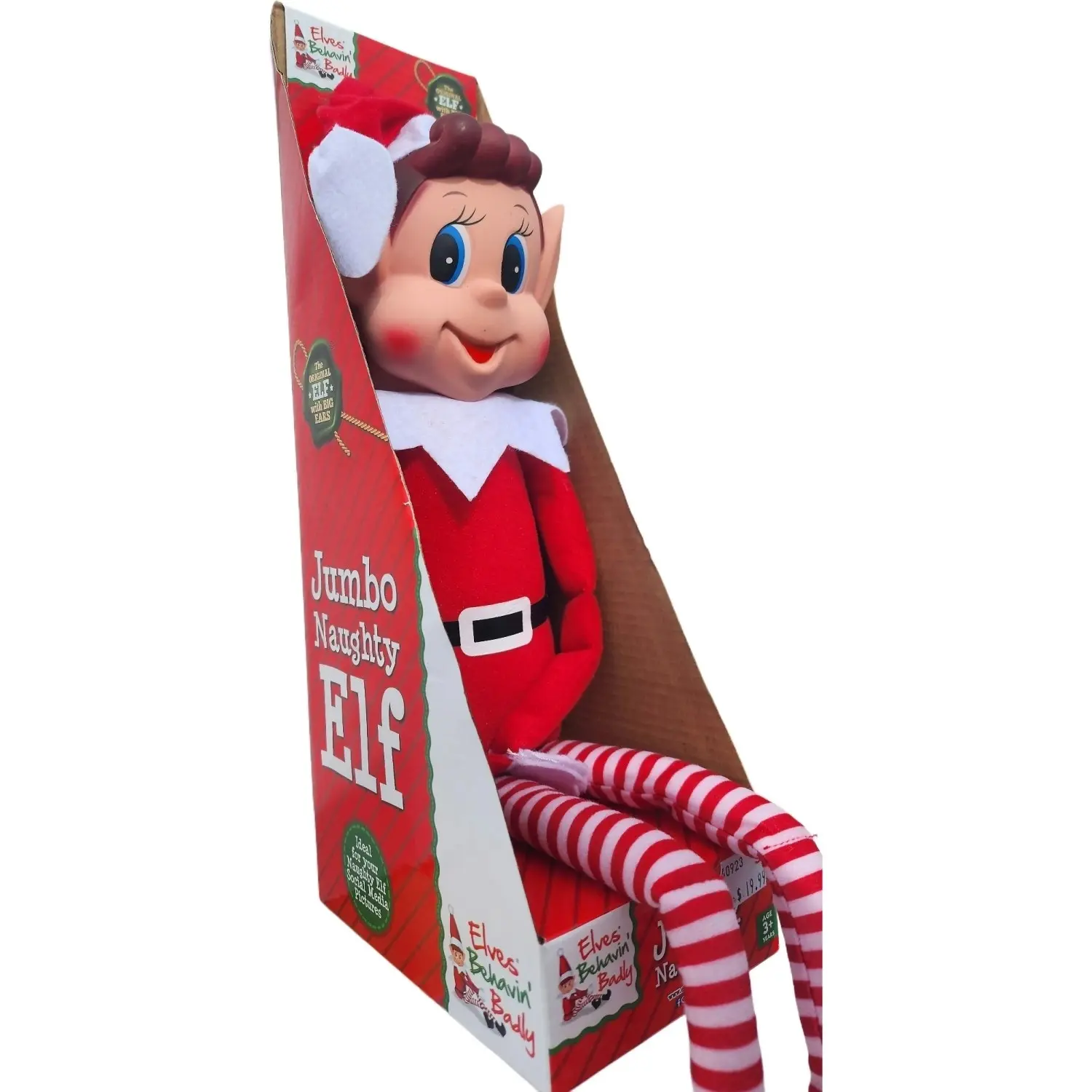 Elves Behavin' Badly - Jumbo Naughty Elfie Elf 65cm Xmas