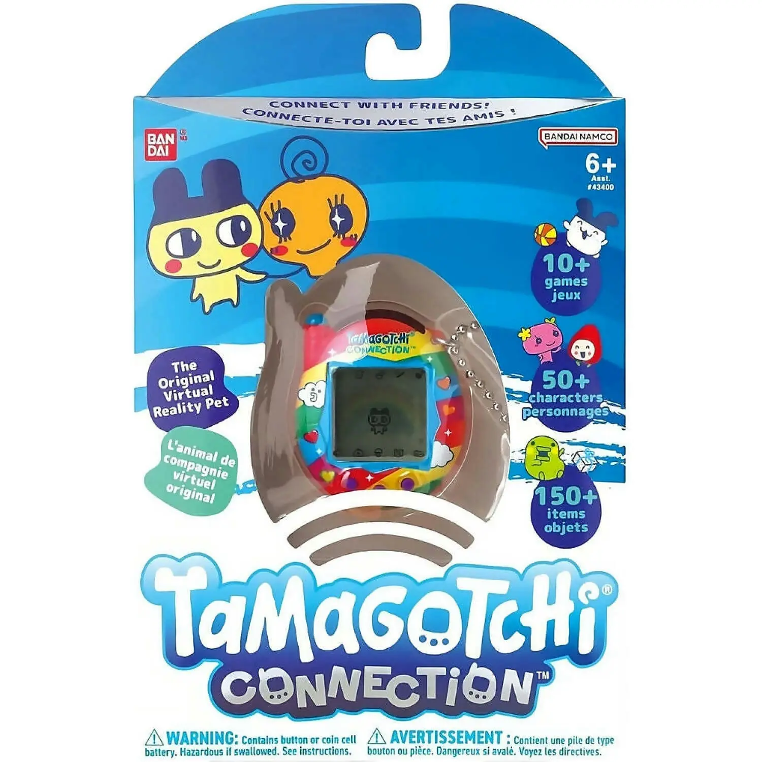 Tamagotchi - Connection Original Virtual Reality Pet - Rainbow Sky