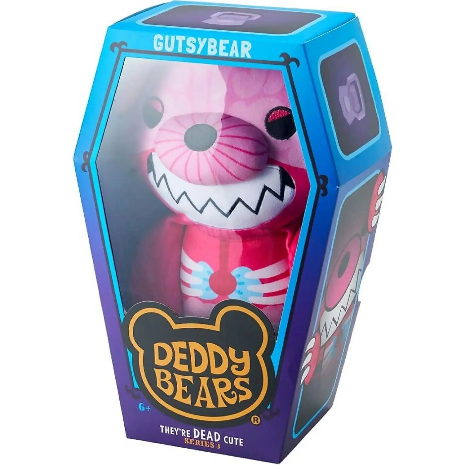 Deddy Bears - Gutsybear Series 3 Plush In Large Coffin - Jasnor