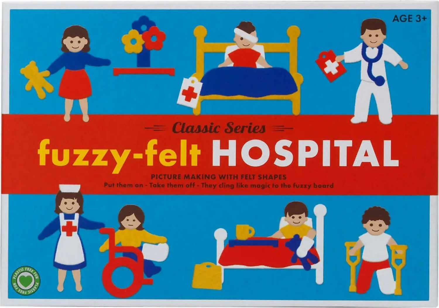 Peterkin - Fuzzy Felt - Classic Series - Hospital