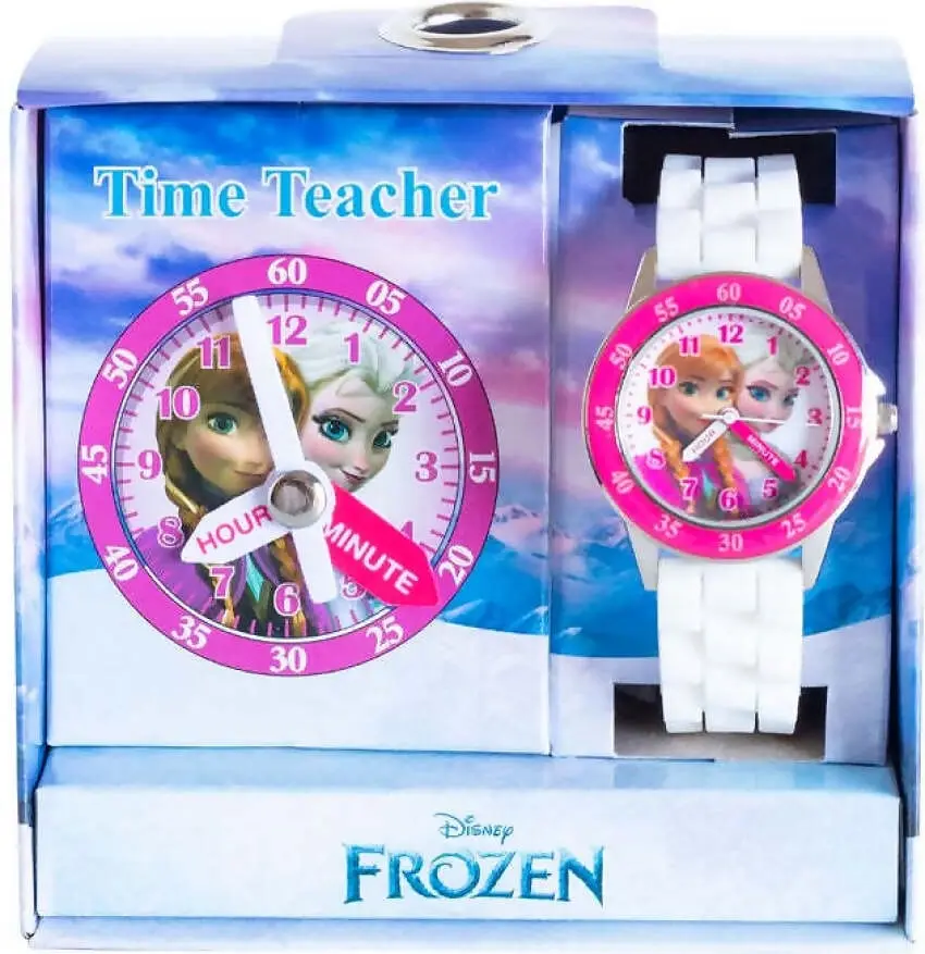 Time Teacher Watch - Frozen Pink/white - You Monkey