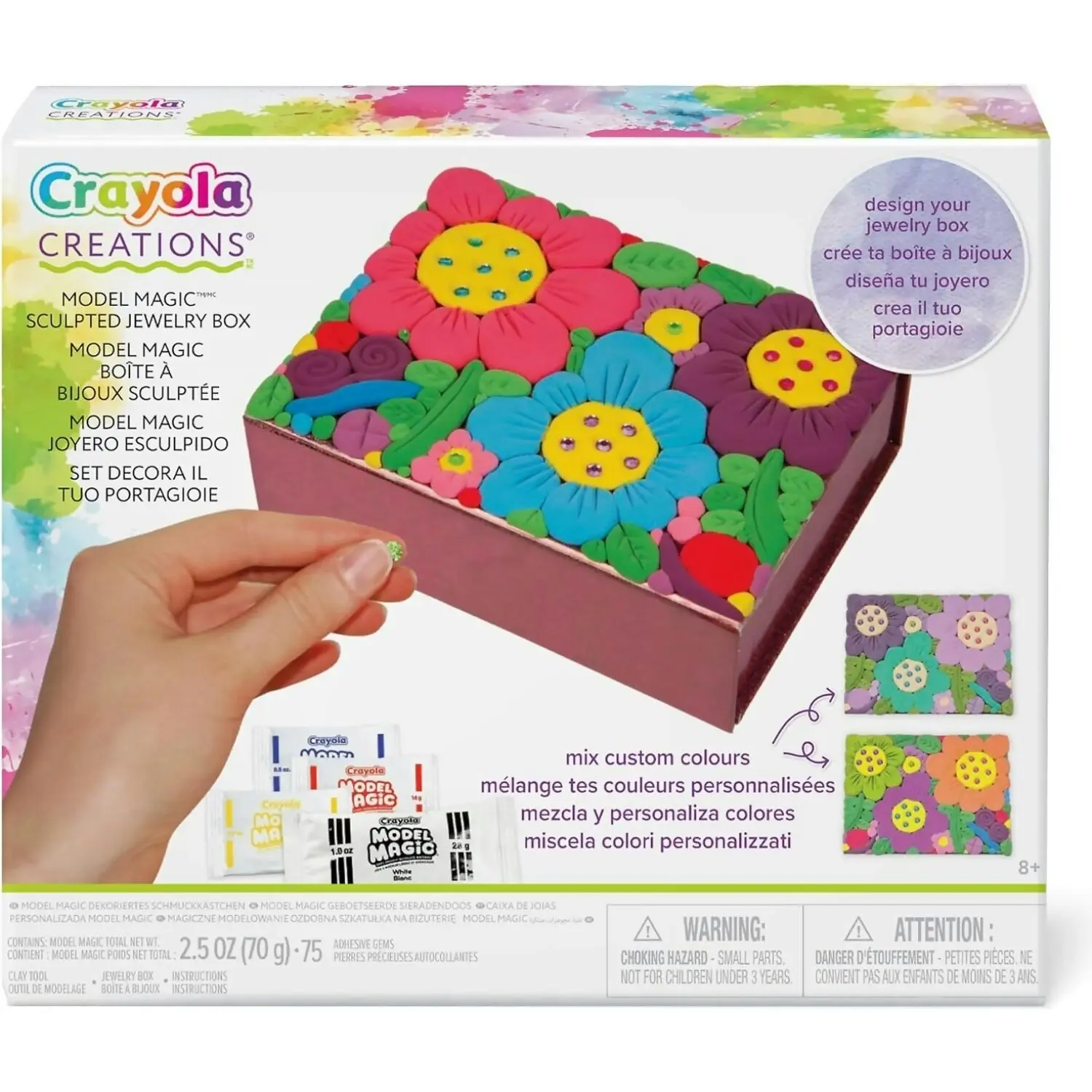 Crayola - Creations Model Magic Sculpted Jewelry Box Craft Kit