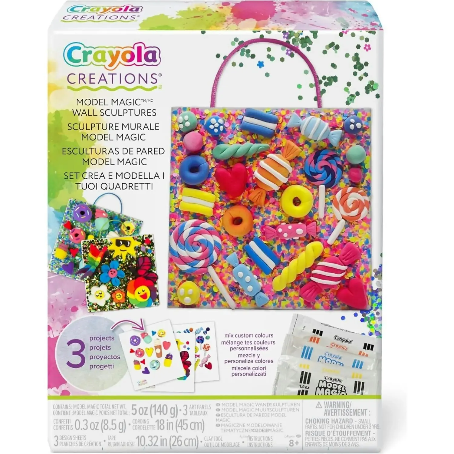 Crayola - Creations Model Magic Wall Sculptures Craft Kit