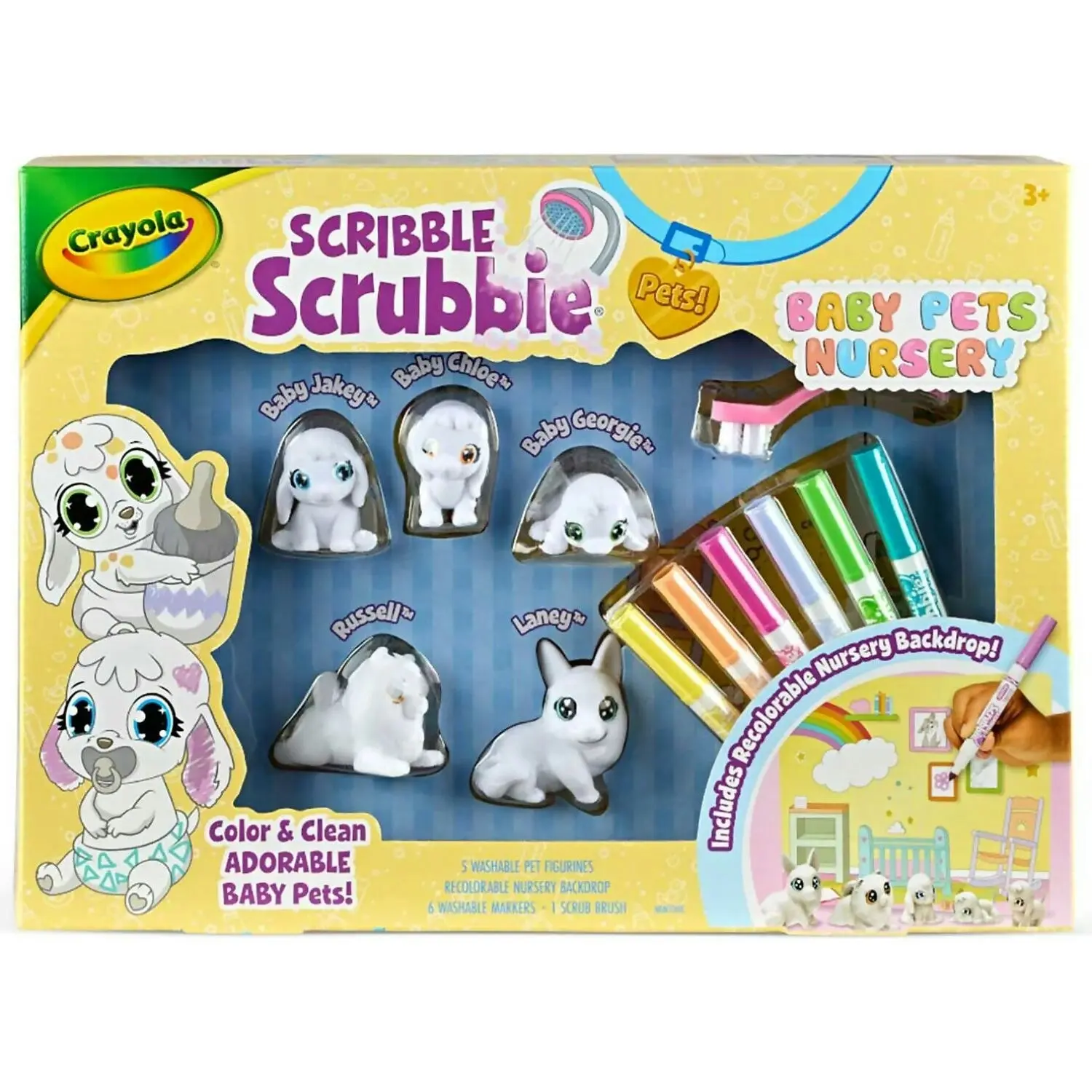 Crayola - Scribble Scrubbie Pets Baby Pets Nursery