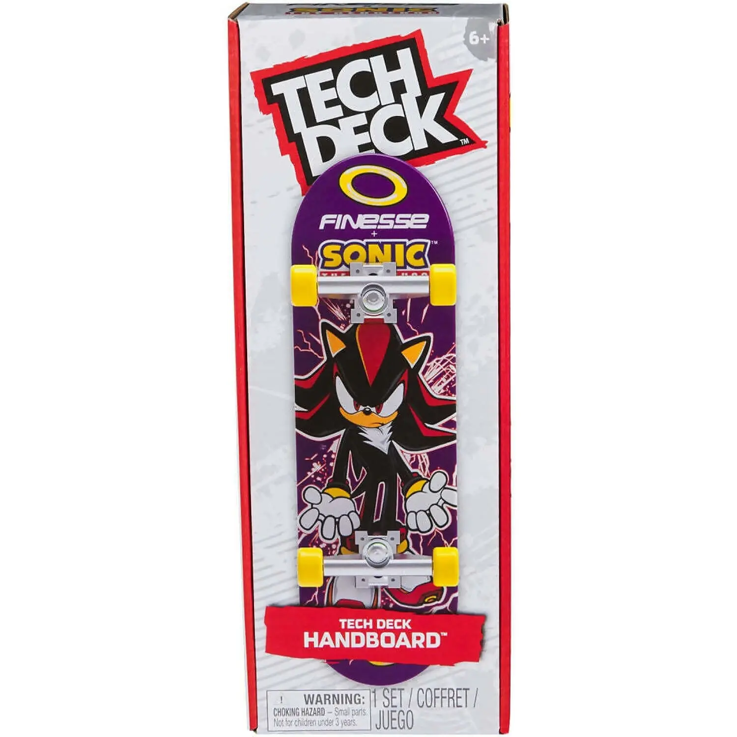 Tech Deck - Finesse+ Sonic the Hedgehog Handboard - Spin Master