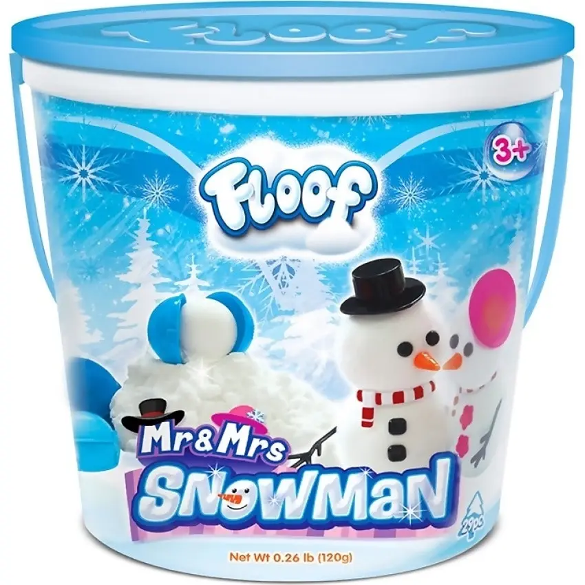 Floof - Mr & Mrs Snowman Bucket 120gms