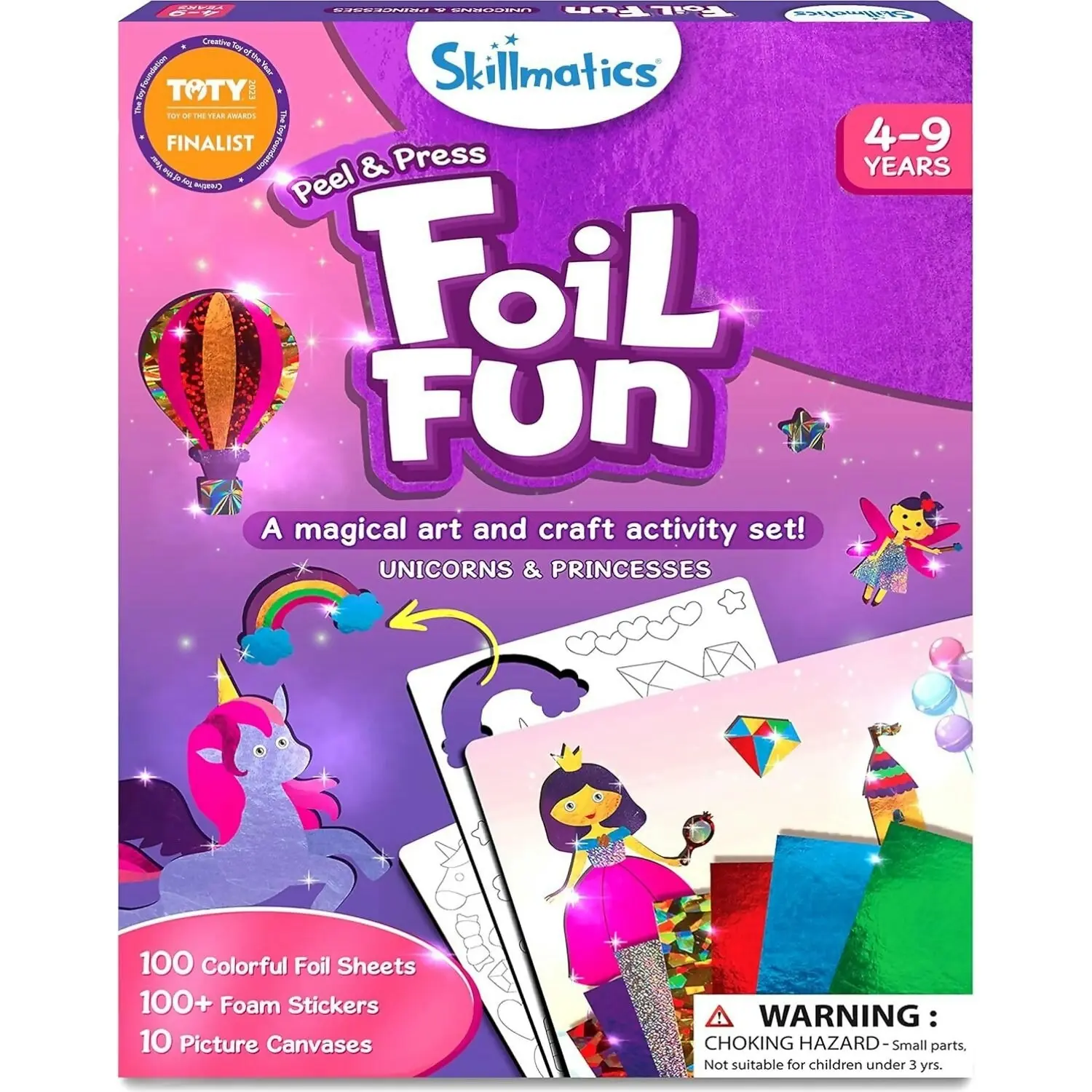 Skillmatics - Foil Fun: Unicorn & Princess No Mess Art Kit