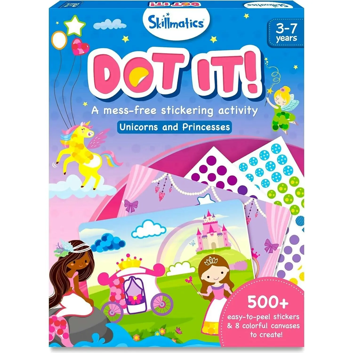 Skillmatics - Dot It! Unicorns & Princesses No Mess Sticker Art