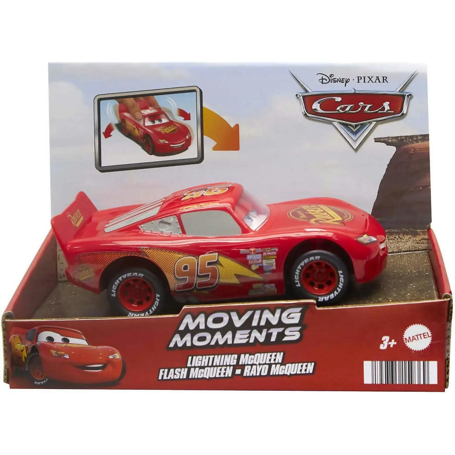 Disney Pixar Cars - Moving Moments Lightning Mcqueen