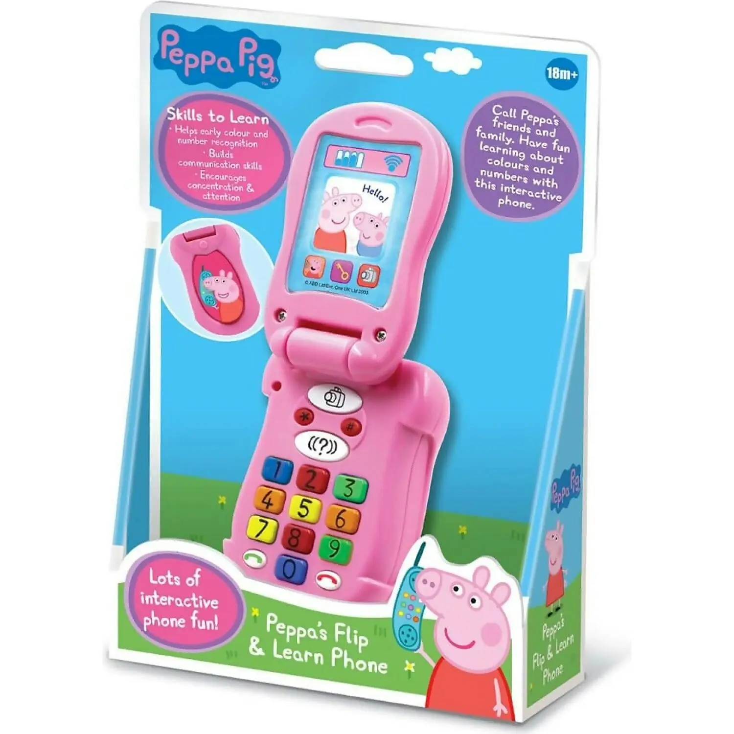 Peppa Pig - Peppa's Flip & Learn Phone - Jasnor