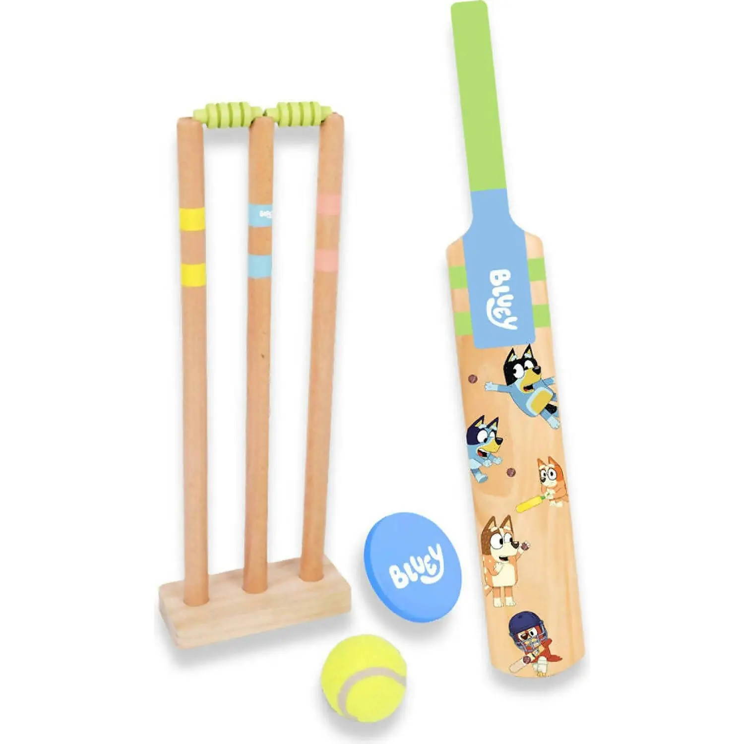 Bluey - Wooden Cricket Set - Jasnor