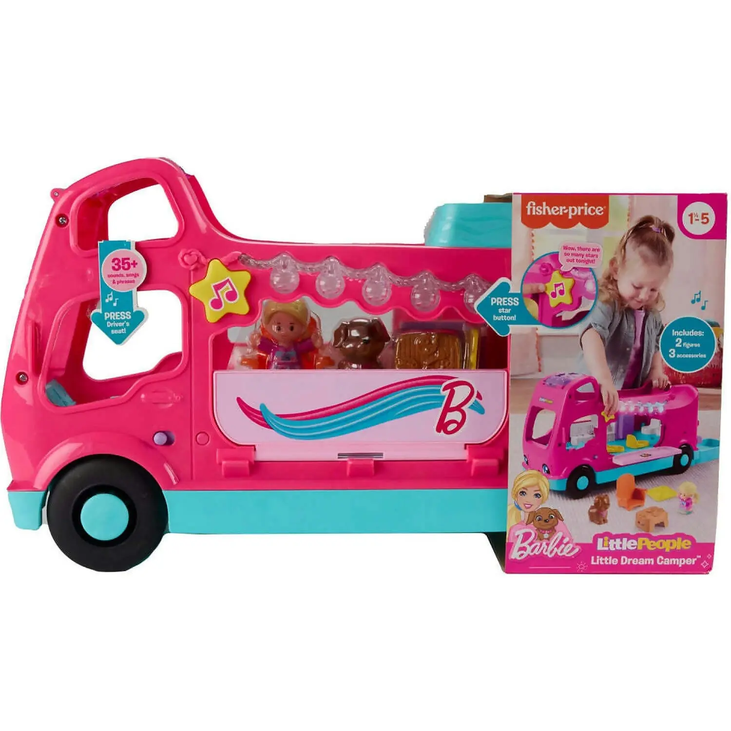 Fisher-price - Barbie Little People Little Dream Camper - Mattel