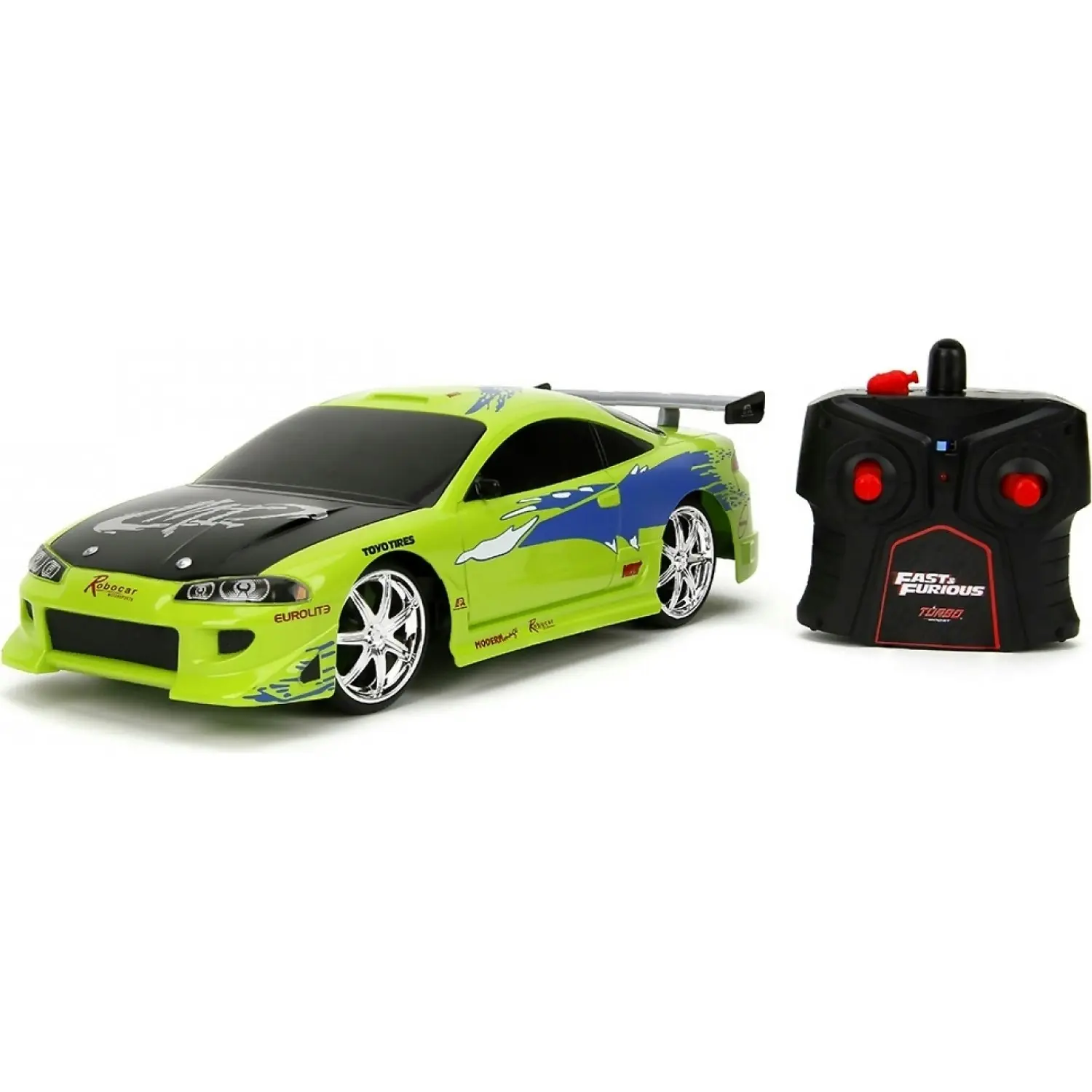 Jada - Fast & Furious 1995 Mitsubishi Eclipse Remote Control Vehicle 1:16 Scale