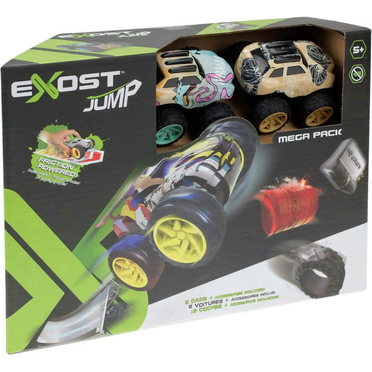 Silverlit - Exost Jump Mega Pack Friction Powered