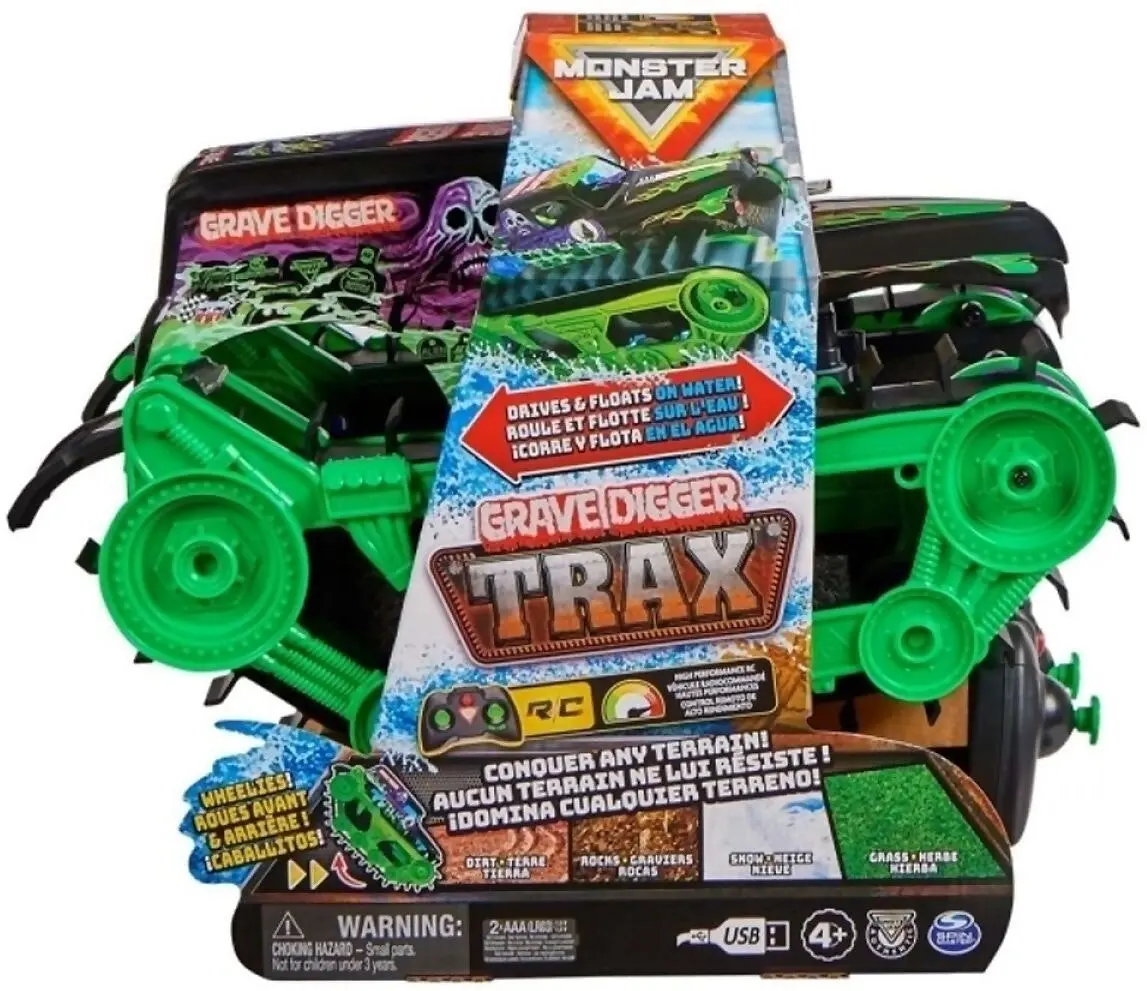 Monster Jam - 1:15 Scale Grave Digger Trax Radio Control