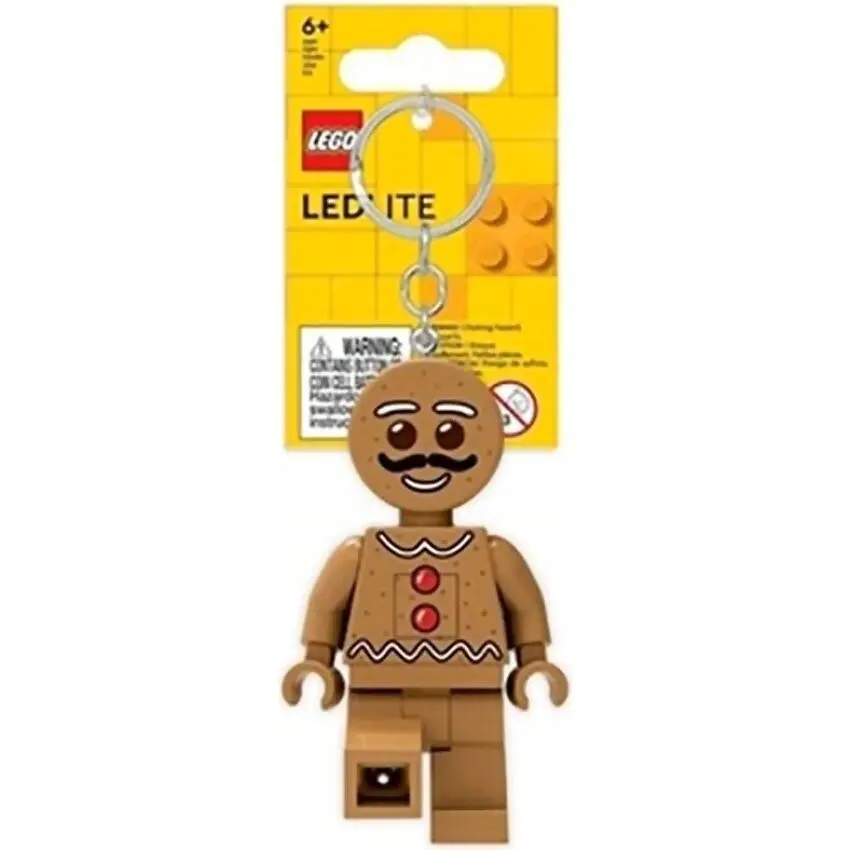 LEGO Gingerbread Man Minifigure LED Key Light Xmas