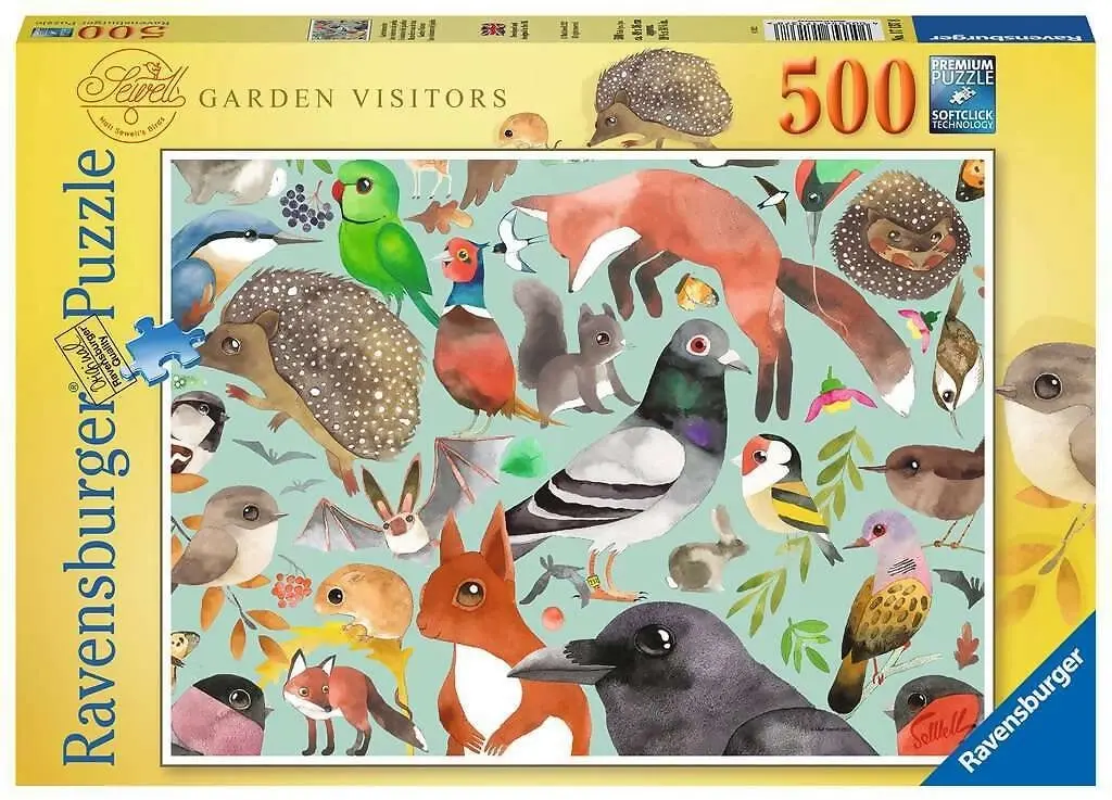 Ravensburger - Garden Vistors Jigsaw Puzzle 500 Pieces