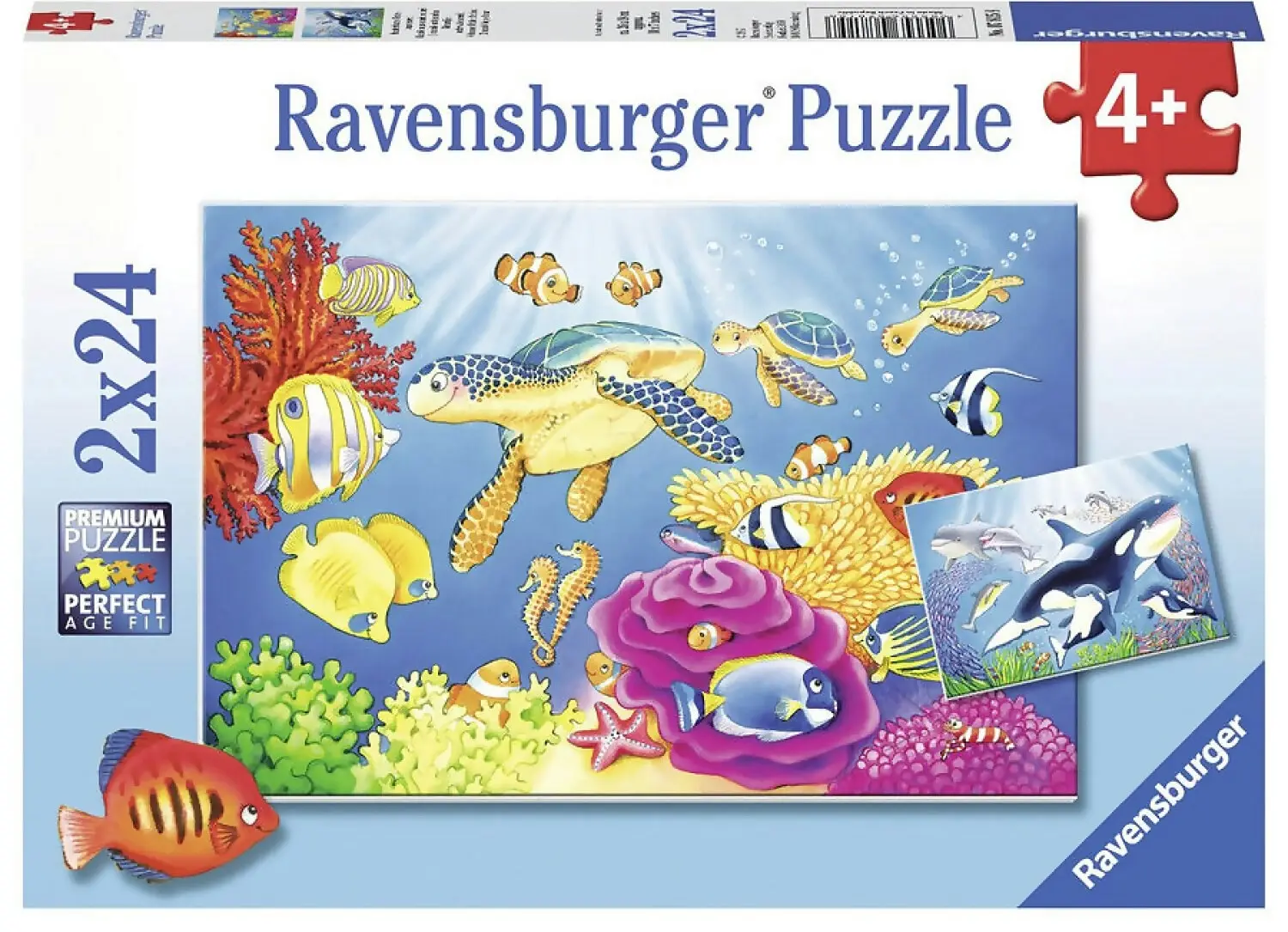 Ravensburger - Colourful Underwater World Jigsaw Puzzle 2x24 Pieces