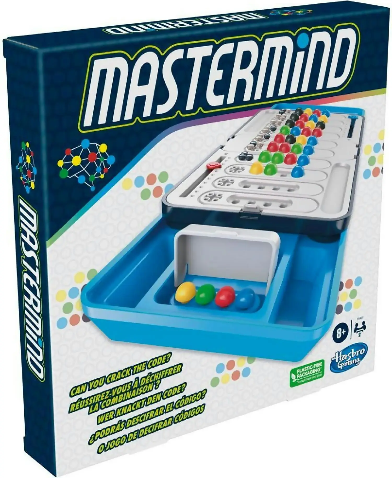 Mastermind Board Game For Families And Kids The Classic Code Cracking Game Family Gifts Family Games - Hasbro