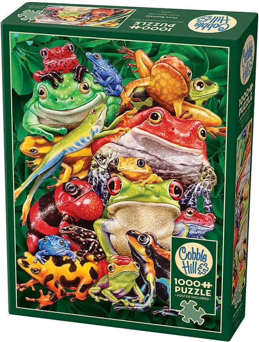 Cobble Hill - Frog Business - Jigsaw Puzzle 1000 Pieces