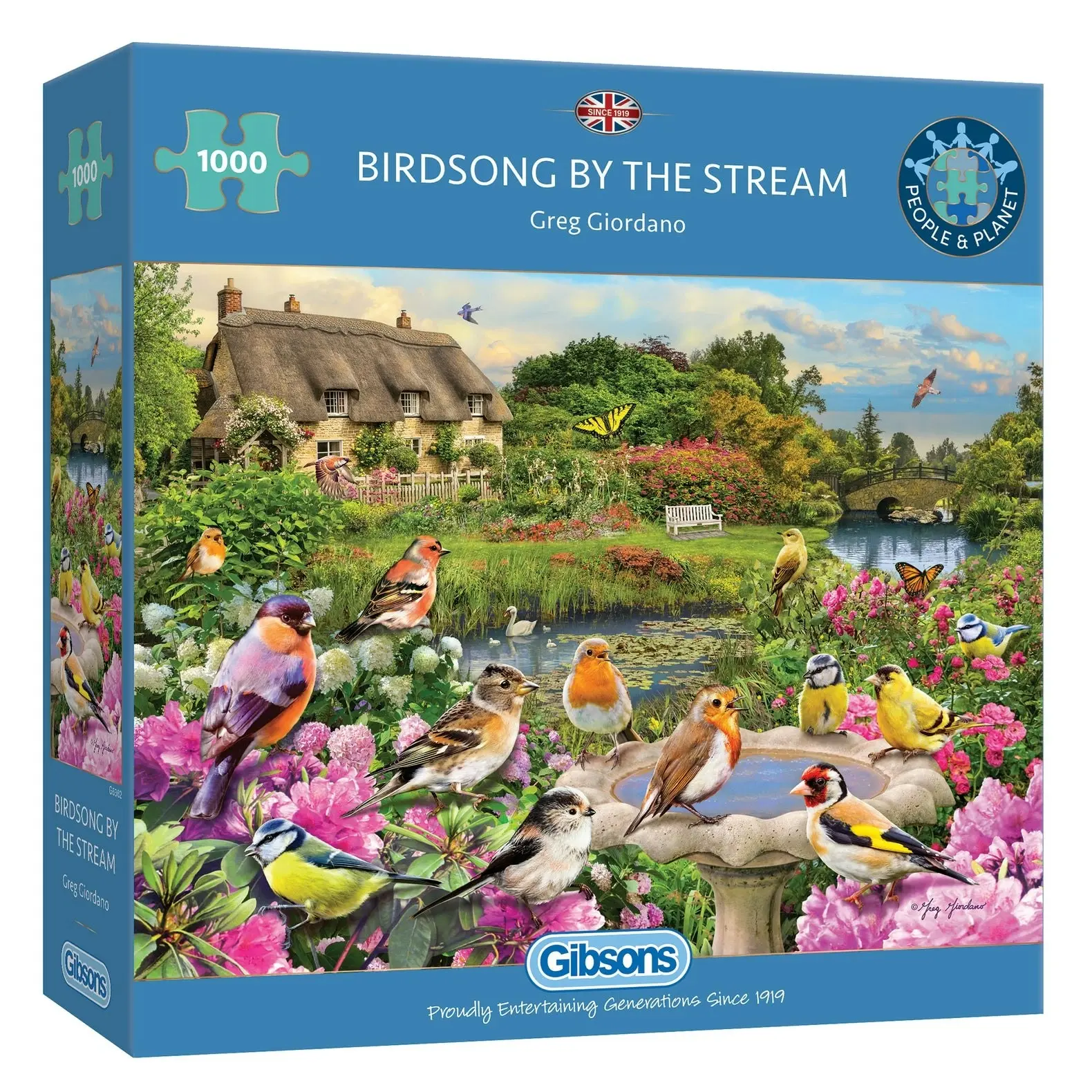 Gibsons - Birdsong By The Stream - Jigsaw Puzzle 1000 Pieces