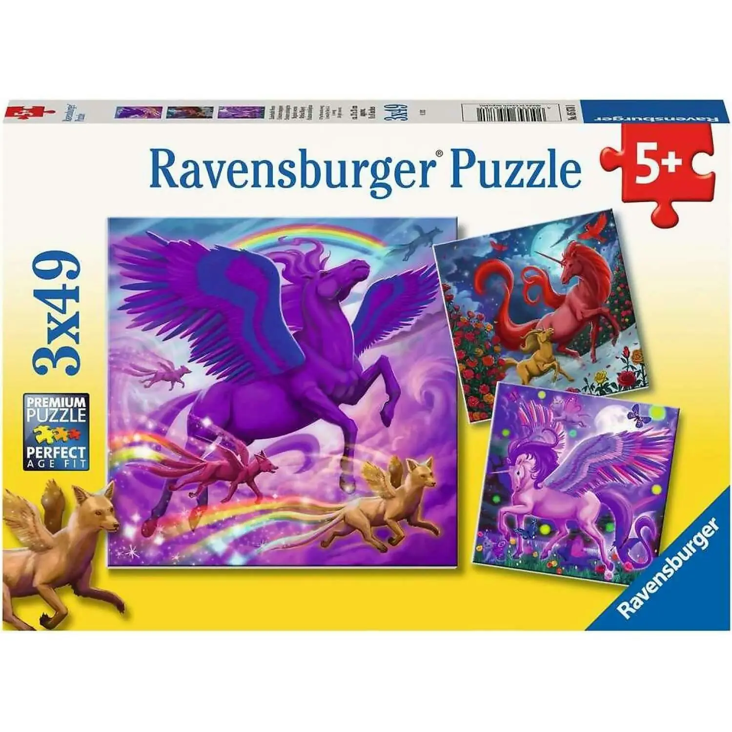 Ravensburger - Mythical Majesty Jigsaw Puzzle 3 X 49pc