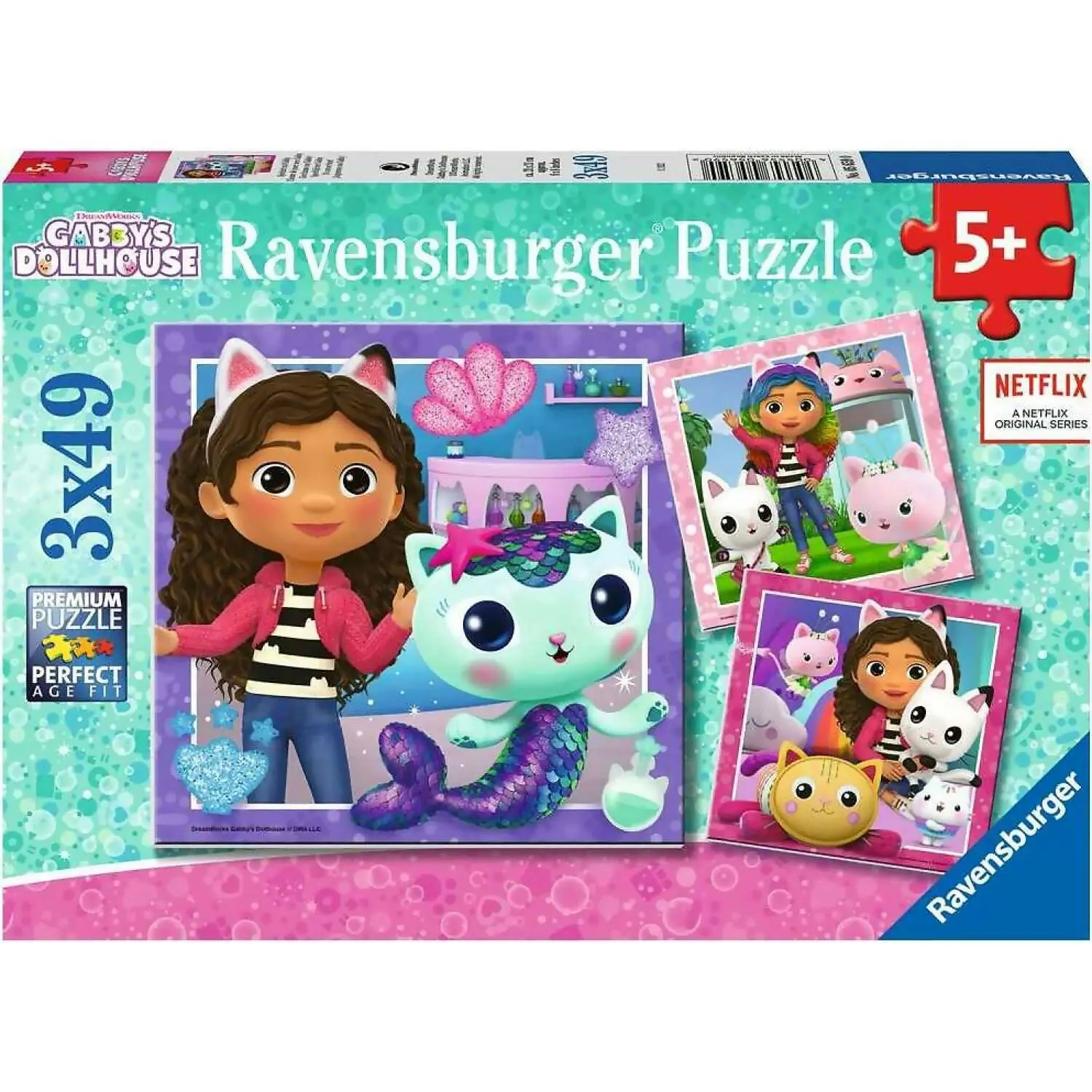 Ravensburger - Gabby's Dollhouse Jigsaw Puzzle 3 X 49pc